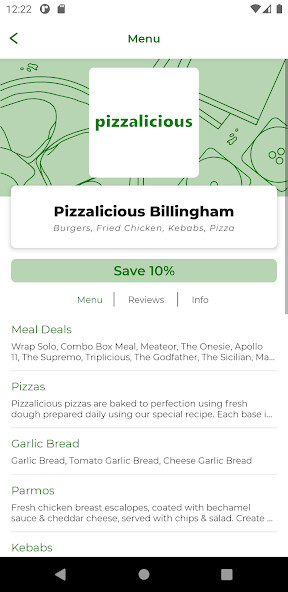 Run android online APK Pizzalicious Billingham from MyAndroid or emulate Pizzalicious Billingham using MyAndroid