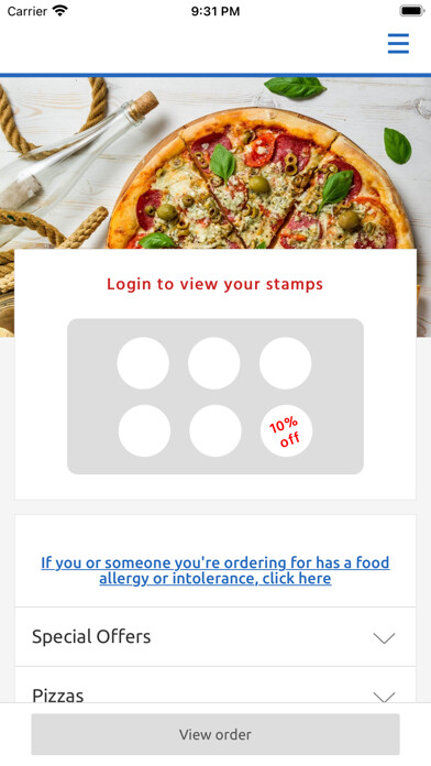 Emulate iPhone app Pizza Napolena, West Yorkshire using MyAndroid Emulate iPhone app Pizza Napolena, West Yorkshire using MyAndroid
