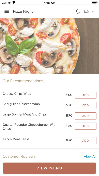 Emulate iPhone app Pizza Night Hull using MyAndroid Emulate iPhone app Pizza Night Hull using MyAndroid