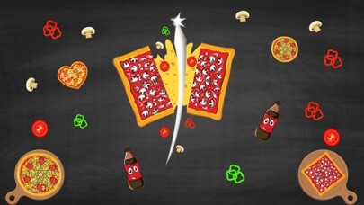 Emulate iPhone app Pizza Ninja - Be Ninja & Cut pizza top free games using MyAndroid