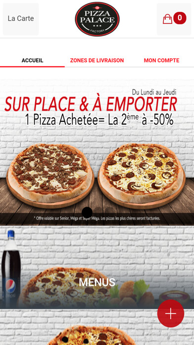 Emulate iPhone app Pizza Palace Duclair. using MyAndroid Emulate iPhone app Pizza Palace Duclair. using MyAndroid