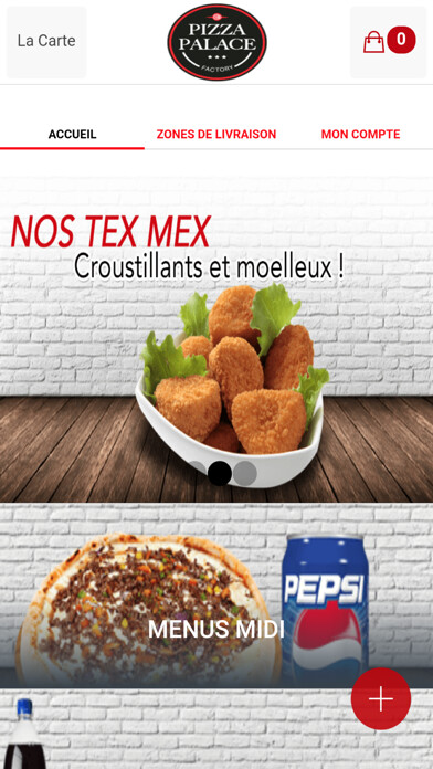 Emulate iPhone app Pizza Palace Longueville-sur-S using MyAndroid Emulate iPhone app Pizza Palace Longueville-sur-S using MyAndroid