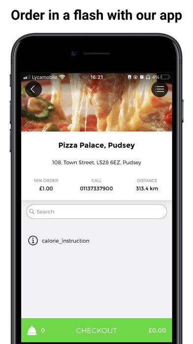 Emulate iPhone app Pizza Palace - Pudsey using MyAndroid Emulate iPhone app Pizza Palace - Pudsey using MyAndroid