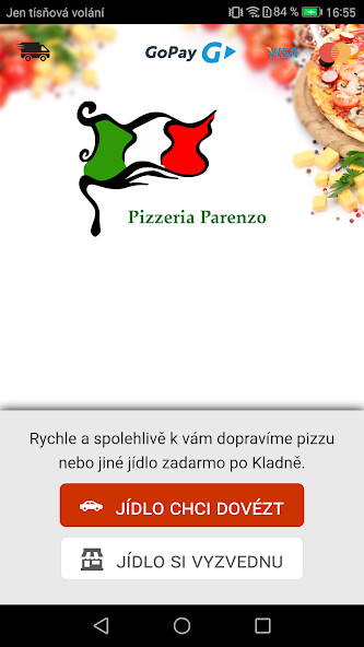 Run android online APK Pizza Parenzo Kladno from MyAndroid or emulate Pizza Parenzo Kladno using MyAndroid