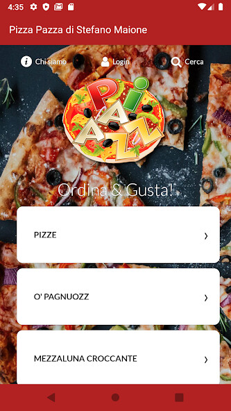 Run android online APK Pizza Pazza di Stefano Maione from MyAndroid or emulate Pizza Pazza di Stefano Maione using MyAndroid