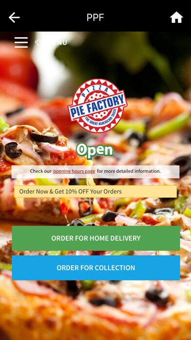 Emulate iPhone app Pizza Pie Factory using MyAndroid Emulate iPhone app Pizza Pie Factory using MyAndroid