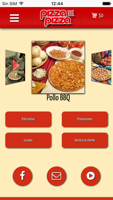 Emulate iPhone app PizzaPizza de Chile using MyAndroid Emulate iPhone app PizzaPizza de Chile using MyAndroid