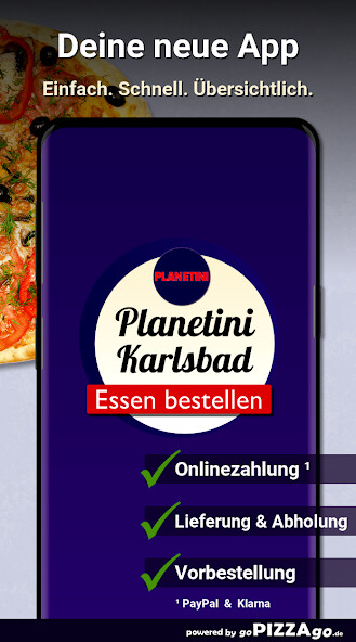Run android online APK Pizza Planetini Karlsbad Itter from MyAndroid or emulate Pizza Planetini Karlsbad Itter using MyAndroid