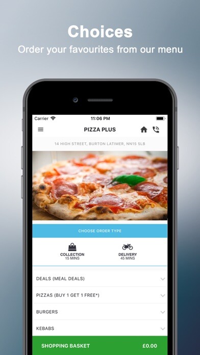 Emulate iPhone app Pizza Plus - Kettering using MyAndroid Emulate iPhone app Pizza Plus - Kettering using MyAndroid