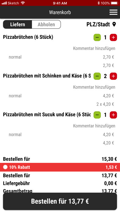 Emulate iPhone app Pizza Point Mainz using MyAndroid Emulate iPhone app Pizza Point Mainz using MyAndroid