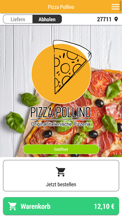Emulate iPhone app Pizza Pollino Ritterhude using MyAndroid Emulate iPhone app Pizza Pollino Ritterhude using MyAndroid