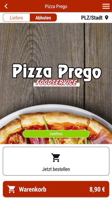Emulate iPhone app Pizza Prego using MyAndroid Emulate iPhone app Pizza Prego using MyAndroid