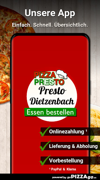 Run android online APK Pizza Presto Dietzenbach from MyAndroid or emulate Pizza Presto Dietzenbach using MyAndroid