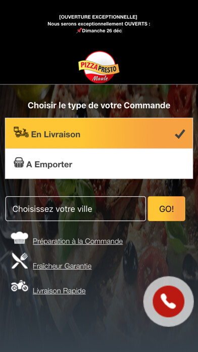 Emulate iPhone app Pizza Presto Maule using MyAndroid Emulate iPhone app Pizza Presto Maule using MyAndroid