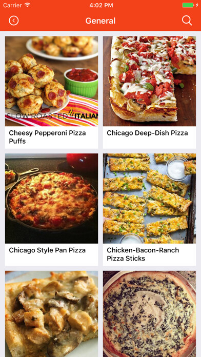 Emulate iPhone app Pizza Recipes: Food recipes, cookbook, meal plans using MyAndroid Emulate iPhone app Pizza Recipes: Food recipes, cookbook, meal plans using MyAndroid