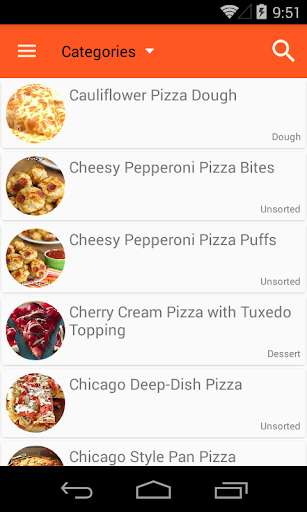 Run android online APK Pizza Recipes - Free Recipes Cookbook from MyAndroid or emulate Pizza Recipes - Free Recipes Cookbook using MyAndroid