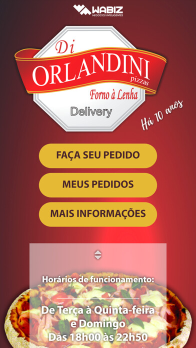 Emulate iPhone app Pizzaria Di Orlandini using MyAndroid Emulate iPhone app Pizzaria Di Orlandini using MyAndroid
