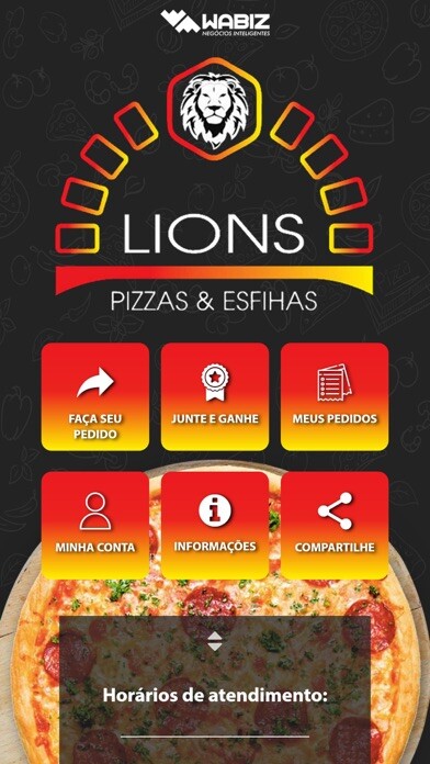 Emulate iPhone app Pizzaria e Esfiharia Lions using MyAndroid Emulate iPhone app Pizzaria e Esfiharia Lions using MyAndroid