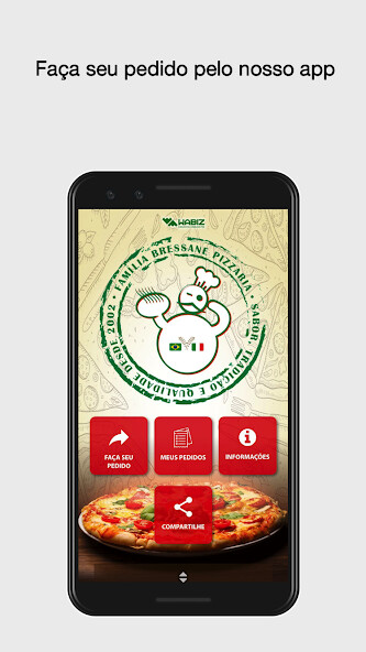 Emulate Android APK Pizzaria Familia Bressane
