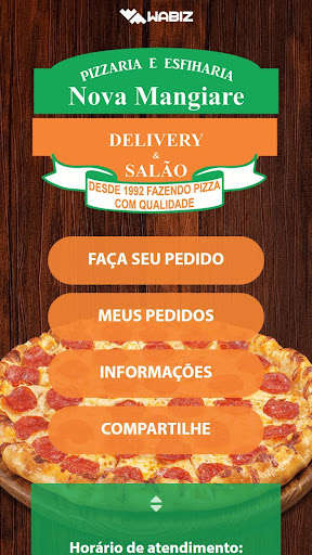 Run android online APK Pizzaria Nova Mangiare from MyAndroid or emulate Pizzaria Nova Mangiare using MyAndroid