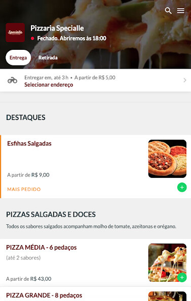 Run android online APK Pizzaria Specialle from MyAndroid or emulate Pizzaria Specialle using MyAndroid