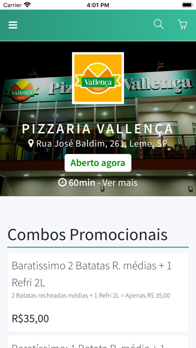 Emulate iPhone app Pizzaria Vallença using MyAndroid Emulate iPhone app Pizzaria Vallença using MyAndroid