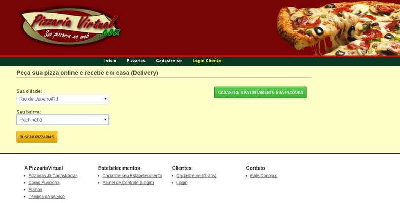 Emulate Android APK Pizzaria Virtual Delivery