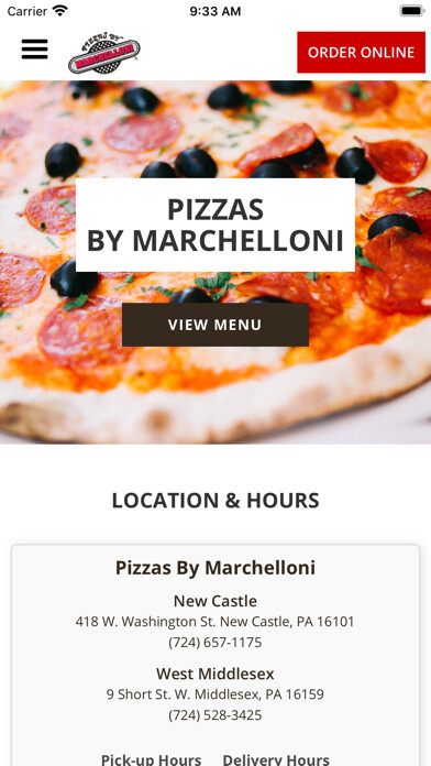 Emulate iPhone app Pizzas by Marchelloni using MyAndroid Emulate iPhone app Pizzas by Marchelloni using MyAndroid
