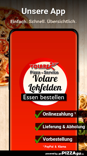 Run android online APK Pizza-Service Volare Lohfelden from MyAndroid or emulate Pizza-Service Volare Lohfelden using MyAndroid