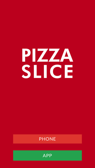Emulate iPhone app Pizza Slice using MyAndroid