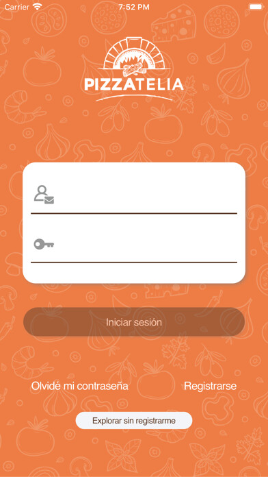 Emulate iPhone app Pizzatelia using MyAndroid