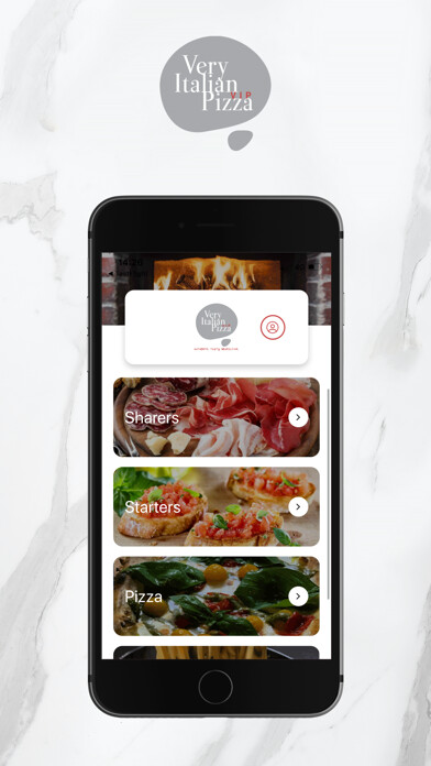 Emulate iPhone app PizzaVIP - Very Italian Pizza using MyAndroid