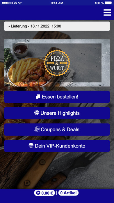 Emulate iPhone app Pizza & Wurst using MyAndroid Emulate iPhone app Pizza & Wurst using MyAndroid