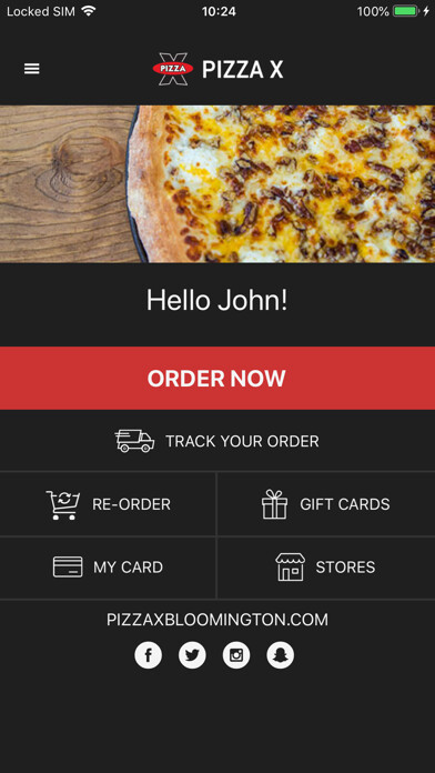 Emulate iPhone app Pizza X using MyAndroid Emulate iPhone app Pizza X using MyAndroid