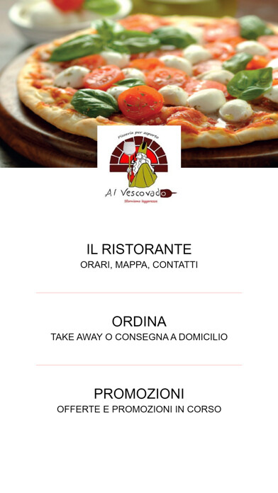 Emulate iPhone app Pizzeria Al Vescovado using MyAndroid Emulate iPhone app Pizzeria Al Vescovado using MyAndroid