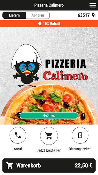 Run android online APK Pizzeria Calimero Hanau from MyAndroid or emulate Pizzeria Calimero Hanau using MyAndroid