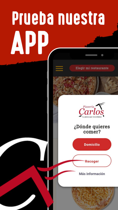 Emulate iPhone app Pizzeria Carlos using MyAndroid Emulate iPhone app Pizzeria Carlos using MyAndroid
