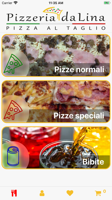 Emulate iPhone app Pizzeria da Lina using MyAndroid Emulate iPhone app Pizzeria da Lina using MyAndroid