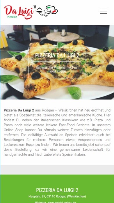 Emulate iPhone app Pizzeria Da Luigi 2 (Rodgau) using MyAndroid Emulate iPhone app Pizzeria Da Luigi 2 (Rodgau) using MyAndroid