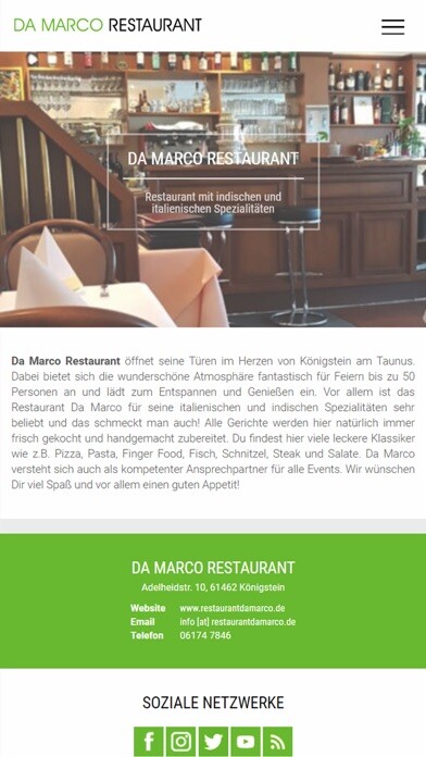 Emulate iPhone app Pizzeria Da Marco (Königstein) using MyAndroid Emulate iPhone app Pizzeria Da Marco (Königstein) using MyAndroid