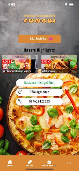 Run android online APK Pizzeria Funghi Muelheim from MyAndroid or emulate Pizzeria Funghi Muelheim using MyAndroid Run android online APK Pizzeria Funghi Muelheim from MyAndroid or emulate Pizzeria Funghi Muelheim using MyAndroid