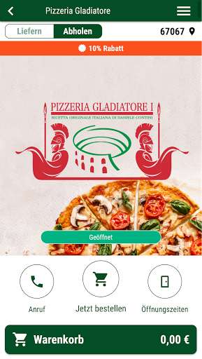 Run android online APK Pizzeria Gladiatore from MyAndroid or emulate Pizzeria Gladiatore using MyAndroid