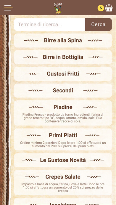 Emulate iPhone app Pizzeria La Fata using MyAndroid Emulate iPhone app Pizzeria La Fata using MyAndroid