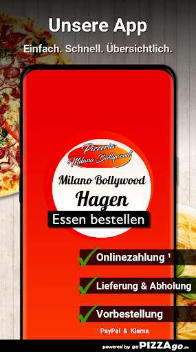 Run android online APK Pizzeria Milano Bollywood Hagen from MyAndroid or emulate Pizzeria Milano Bollywood Hagen using MyAndroid