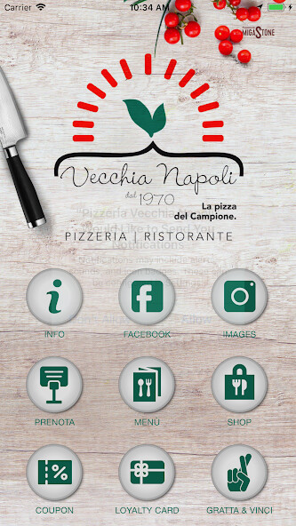 Run android online APK Pizzeria Vecchia Napoli from MyAndroid or emulate Pizzeria Vecchia Napoli using MyAndroid