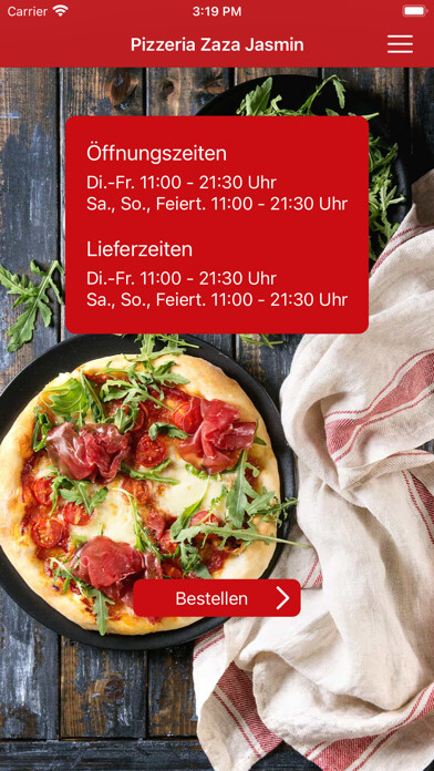 Emulate iPhone app Pizzeria Zaza Jasmin using MyAndroid Emulate iPhone app Pizzeria Zaza Jasmin using MyAndroid