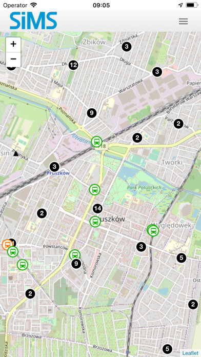 Emulate iPhone app PKS Grodzisk Maz. - Pruszków using MyAndroid