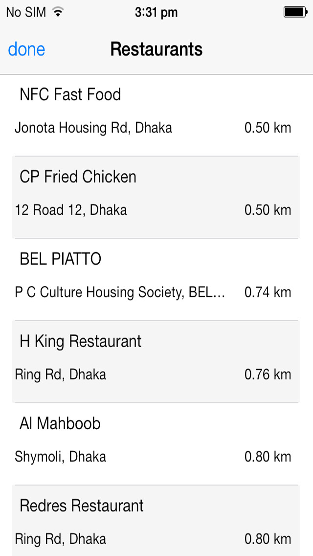 Emulate Android APK PlaceFinder
