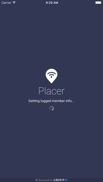 Emulate iPhone app Placer-Group10 using MyAndroid