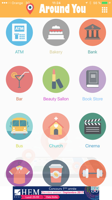 Emulate Android APK Places Around Me Emulate Android APK Places Around Me